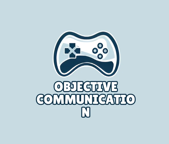 Multiplayer players communicating objectives during team gameplay